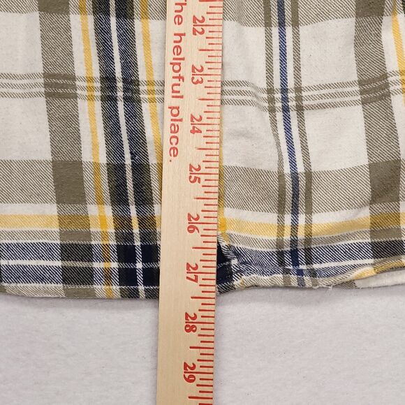 Prince & Fox Casual Button Up Long Sleeve Shirt Adult Mens Size Medium M White - Picture 8 of 10